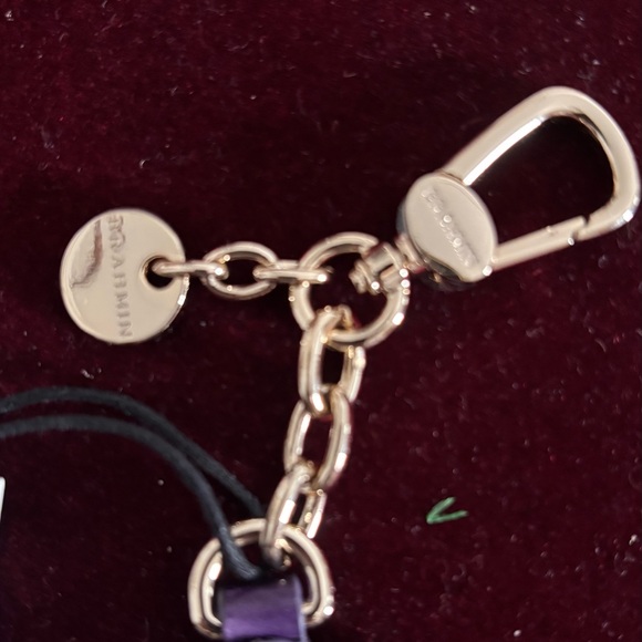 Brahmin purple Magnolia Ultraviolet Ombre Melbourne leather charm tassel NWT - Picture 10 of 10